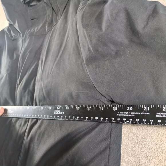 Abercrombie & Fitch Black Hooded Parka Coat Mens XS NWT Winter Streetwear Jacket - Picture 5 of 10